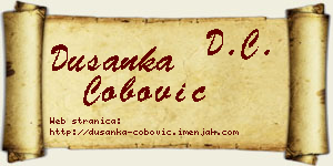Dušanka Čobović vizit kartica